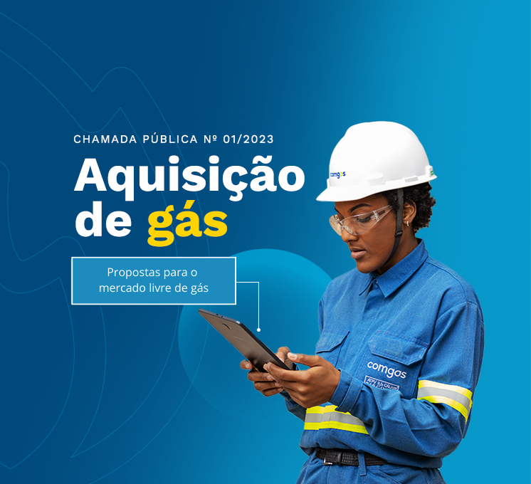 COMGÁS Notícias Comgás recebe em chamada pública proposta de